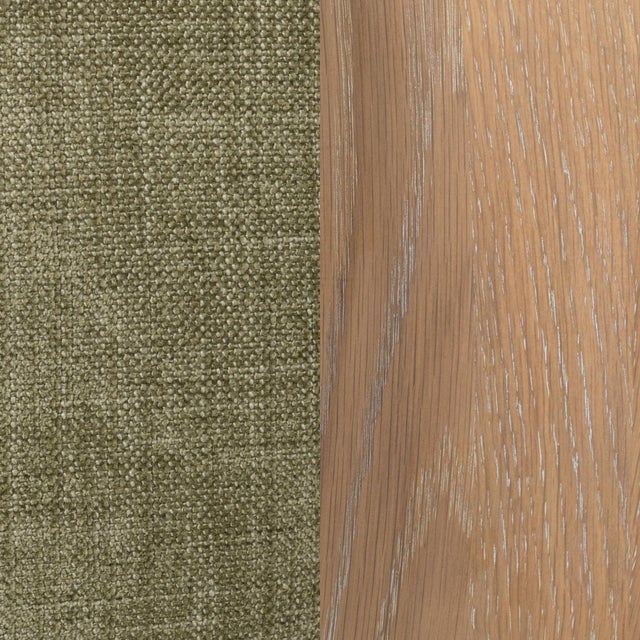 2020s Soft Green Rounded Sofa For Sale - Image 5 of 7