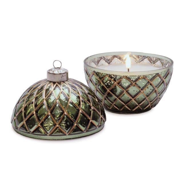Kenneth Ludwig Chicago LED Candle Ornament 5.75"D For Sale - Image 4 of 4