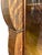 Wood Antique American Tiger Oak Bowfront Curio Cabinet With Bent Glass, C. 1900 For Sale - Image 7 of 13