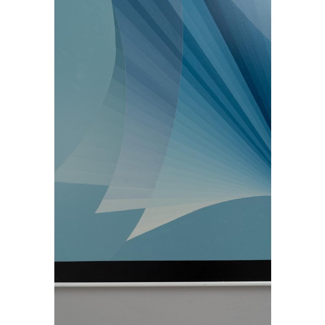 Metal 20th Century Belgian Artwork With Metal Frame By Rene Berdal For Sale - Image 7 of 18