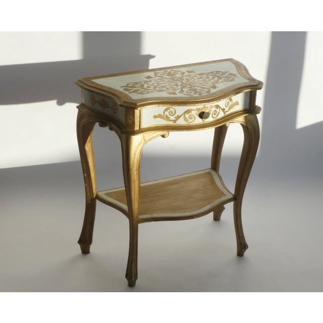 Mid-Century Modern Gilded Florentine Wooden Entry Table, 1960s For Sale - Image 12 of 12