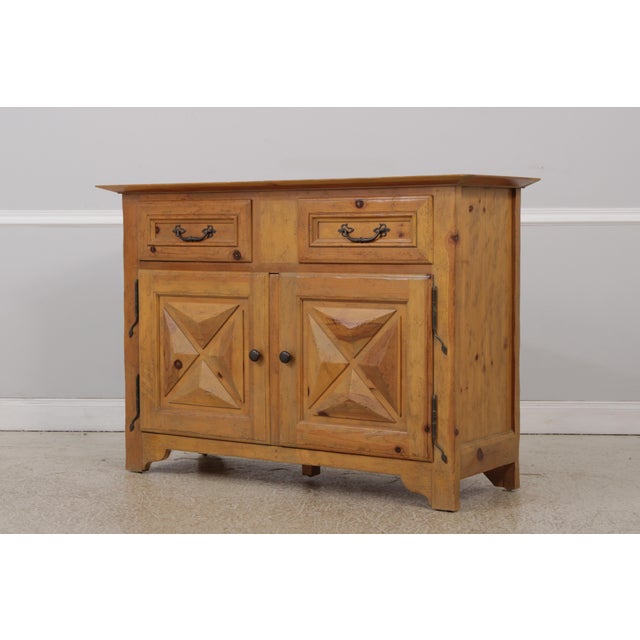 French Country Baker Milling Road Country French Distressed Server For Sale - Image 3 of 13