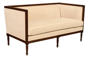 Edward Ferrell French Louis XVI Style Loveseat Sofa