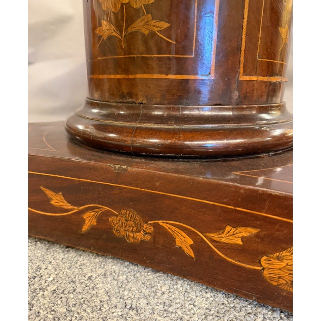 Mid 19th Century Mid-19th Century Dutch Mahogany Marquetry Inlaid Coffee Table, Circa 1840 For Sale - Image 5 of 10
