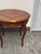 Traditional Acquisitions for Henredon Round Parquetry Pull-Out Side Table For Sale - Image 3 of 12