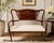 Early 20th Century Federal Revival Inlaid Wood Two-Seat Settee For Sale - Image 12 of 12