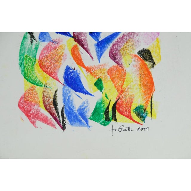 Françoise Galle, Blazing Brilliance, Pastel For Sale - Image 5 of 6