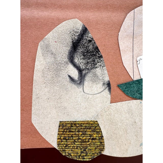 Abstract "New Directive 5" Original Mixed-Media Collage on Paper by Zac Woodiel For Sale - Image 3 of 8