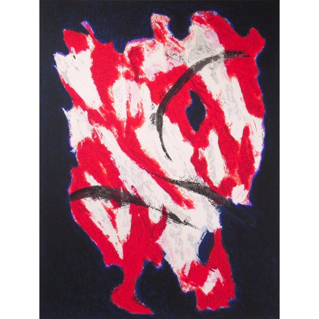 This artwork "Untitled #1" is an original color screen print on heavy Wove paper by noted Greek artist Theodoros Stamos,...