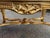 1950s French Gilt Beech Off-White Leather Bench For Sale - Image 15 of 16