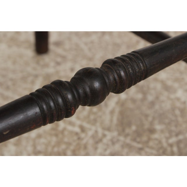 Set of 10 Antique Early American Hitchcock Dining Chairs For Sale - Image 9 of 14