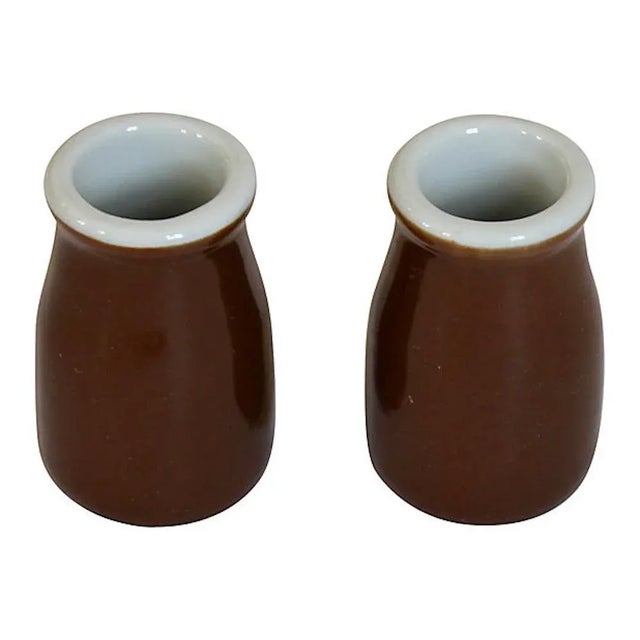 Shenango China Diner Cream Jars, Pair For Sale - Image 4 of 4