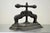 Metal Antique 19th C. Cast Iron Classical Figural Dolphin Victorian Book Press For Sale - Image 7 of 12