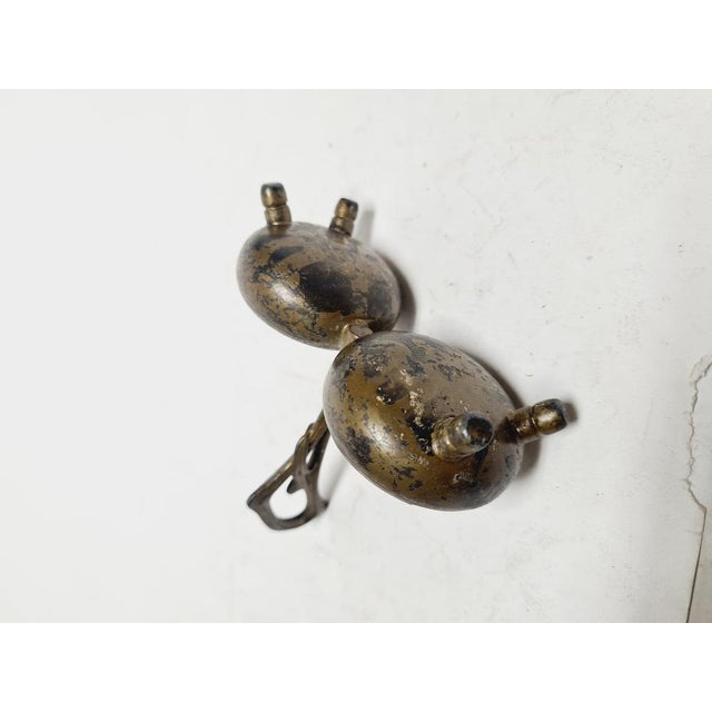 Art Nouveau Salt and Pepper Holder by Niemen Glassworks, Poland, 1920s For Sale - Image 9 of 11