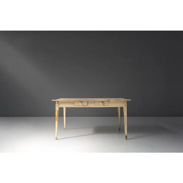 French Farm Table with Tapered Legs, 1800s For Sale - Image 13 of 13