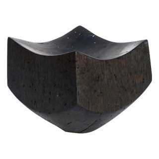 V21404 Vessel in Oxidized Oak Wood by Jörg Pietschmann For Sale