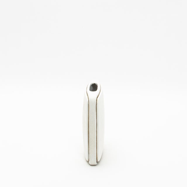 2020s Shagreen Vase With Brass Details by R&y Augousti For Sale - Image 5 of 6