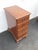 J.B. Van Sciver Company J B Van Sciver Tall and Narrow Maple Nightstands End Bedside Tables a Pair 6436 For Sale - Image 4 of 17