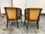 Mid 20th Century Saffron Velvet Mid 20th Century Cane Barrel Chairs, Pair For Sale - Image 5 of 12