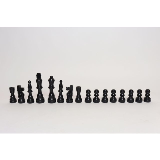 Vintage Folk Art l.l. Bean Wooden Chess Pieces - Complete Set 32 Pieces For Sale In New York - Image 6 of 18