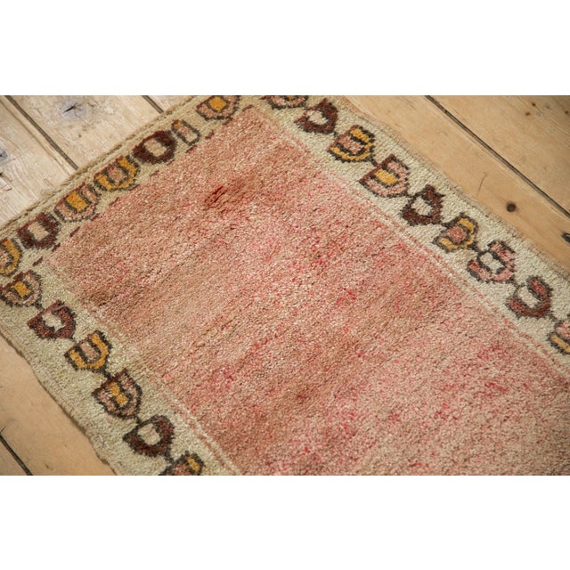 Vintage Distressed Anatolian Square Rug Mat - 1'11" x 2'7" For Sale In New York - Image 6 of 9