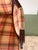Vintage Madras Plaid Silk Upholstered Accent Chair Made by Owners Select HighPoint North Carolina, Pink Plaid Silk Chair Custom Made For Sale - Image 9 of 18