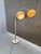 Mid-Century Modern Vintage Double Arch Mushroom Floor Lamp, 1970s For Sale - Image 3 of 11