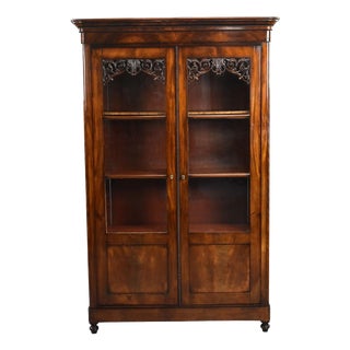 Continental Mahogany Display Bookcase, 1880s For Sale