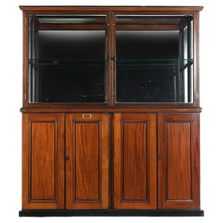 Mahogany Display Case of the Great Zoological Museum of Cambridge For Sale