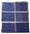 Offered is a set of 6 indigo woven cotton placemats designed by Ritva Puotila for Dansk in the 1970s. They measure 17" L x...
