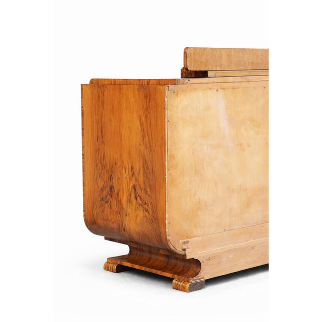 Art Deco Buffet in Walnut by J. Halabala for Up Závody, Czech, 1920s For Sale - Image 9 of 18
