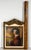 Antique Miniature Portrait Painting of Young Lady in Gilded Ribbon Crest Bow Frame For Sale - Image 16 of 18