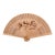 The Eight Wild Horses Large Chinese Sandalwood Fan, Boxed For Sale