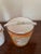 White Set of 3 Vintage Ceramic Snack Buckets For Sale - Image 8 of 12