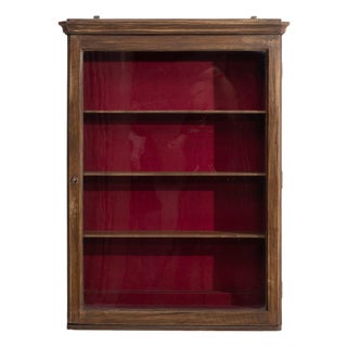 19th Century Wall-Mounted Vitrine For Sale