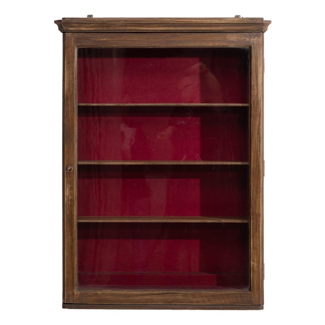 19th Century Wall-Mounted Vitrine For Sale