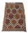 Vintage Small Embroidered Kilim Rug - 2'8" x 4' For Sale