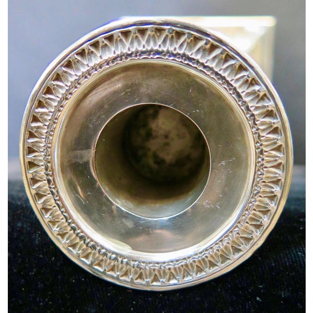 Vintage Early 20th Century Sheffield Candle Holders, silver-plate - A Pair For Sale In New York - Image 6 of 10