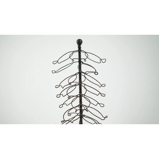 Vintage French Brasserie Plate Stand For Sale - Image 9 of 12