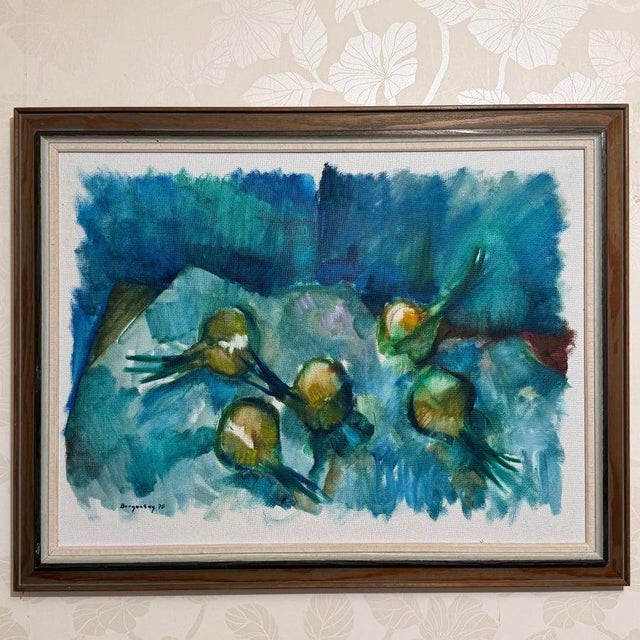 Bergengren, Abstract Composition, 1970, Oil on Canvas, Framed For Sale - Image 14 of 18