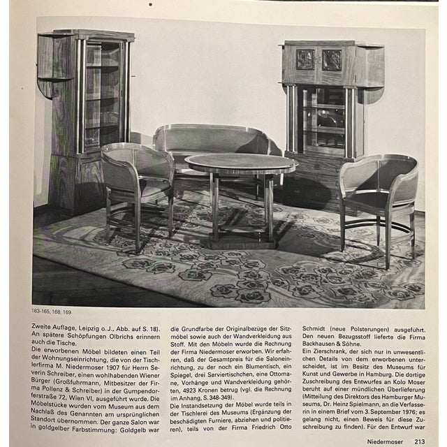 Dining Room Set by Gustav Siegel & Joseph Maria Olbrich Armchairs, Vienna, 1900, Set of 3 For Sale - Image 18 of 18