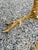 White Quartz & Gilt Metal Cocktail Table For Sale - Image 9 of 9