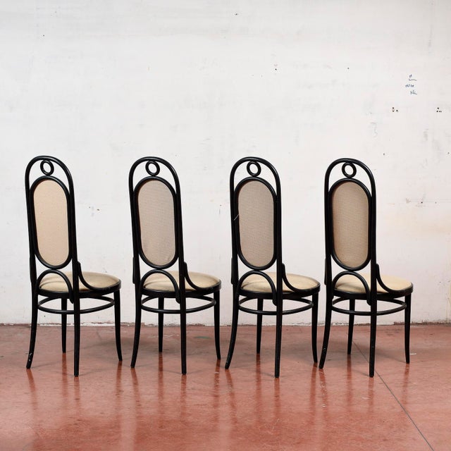 Wood Dining Chairs by Michael Thonet for Thonet, 1986, Set of 4 For Sale - Image 7 of 17