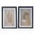 Pair of Framed Swiss Herbarium Fern Facsimile Prints, 1948 & 1953 Specimens For Sale