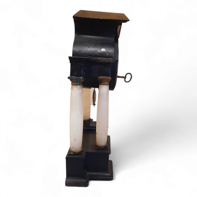 Antique Empire Style Temple Clock, 1820 For Sale - Image 15 of 18