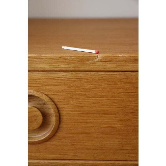 Brown Small Low Scandinavian Sideboard or TV Unit, 1960 For Sale - Image 8 of 15