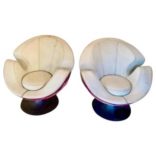 Set of Prototype Model Calla Swivel Armchairs from V.G. Newtrend, Italy, 1990s For Sale