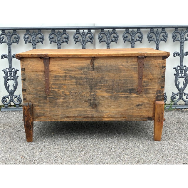 Pine Trunk or Blanket Chest, Germany For Sale - Image 16 of 16