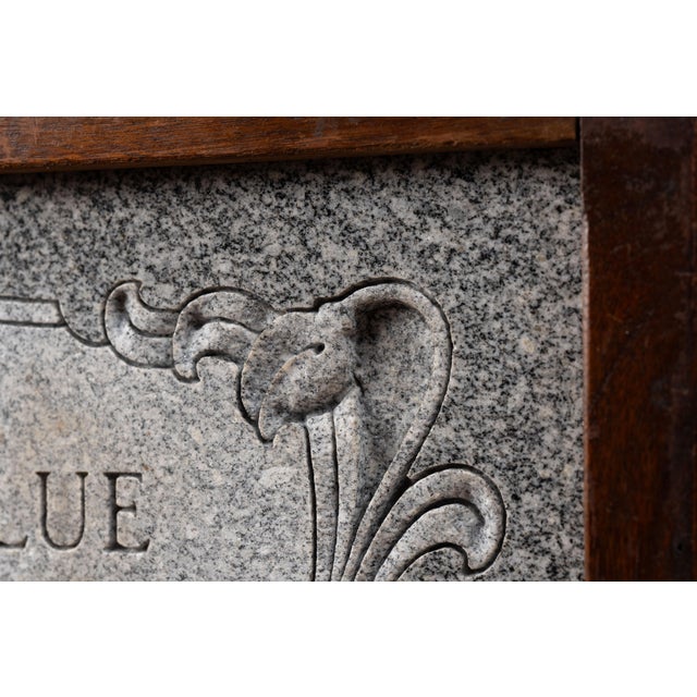 Mid 20th Century C Schergers Sons Sterling Blue Headstone Salesman Sample For Sale - Image 14 of 14