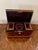 Antique Victorian Rosewood and Burr Maple Tea Caddy, 1850s For Sale - Image 9 of 10